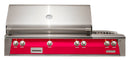 Alfresco 56-Inch Built-In Deluxe Gas BBQ Grill With Side Burner & Rotisserie