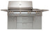 Alfresco 56-Inch Freestanding Grill with Side Burner and Rotisserie