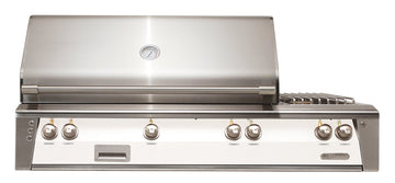 Alfresco 56-Inch Built-In Deluxe Gas BBQ Grill With Side Burner & Rotisserie