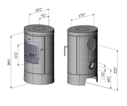Morsø 6100 Series - 6140 Wood Stove