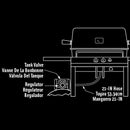 Broil King Braided Stainless Hose and Regulator
