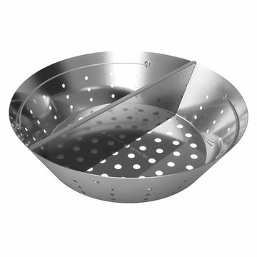Big Green Egg Stainless Steel Fire Bowl with Divider