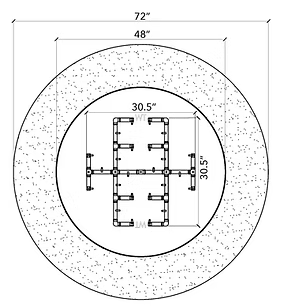 Warming Trends Circular Ready to Finish Kits