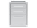 Broil King Stainless Steel Enclosed Triple Drawer Assembly