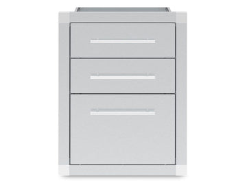 Broil King Stainless Steel Enclosed Triple Drawer Assembly