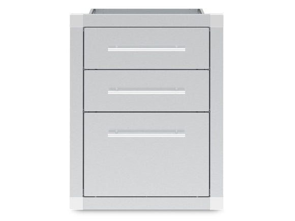 Broil King Stainless Steel Enclosed Triple Drawer Assembly