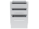 Broil King Stainless Steel Enclosed Triple Drawer Assembly