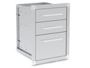 Broil King Stainless Steel Enclosed Triple Drawer Assembly