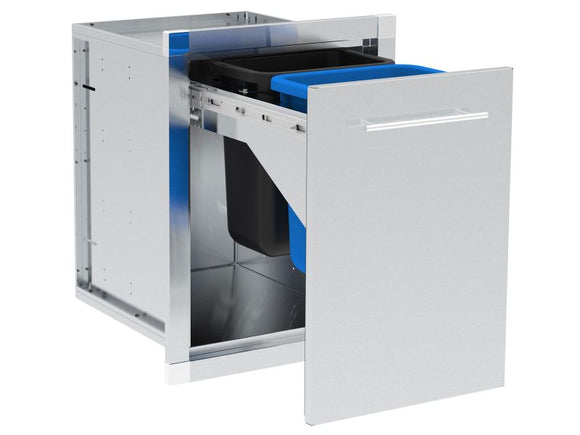 Broil King Stainless Steel Enclosed Waste Organizer Assembly