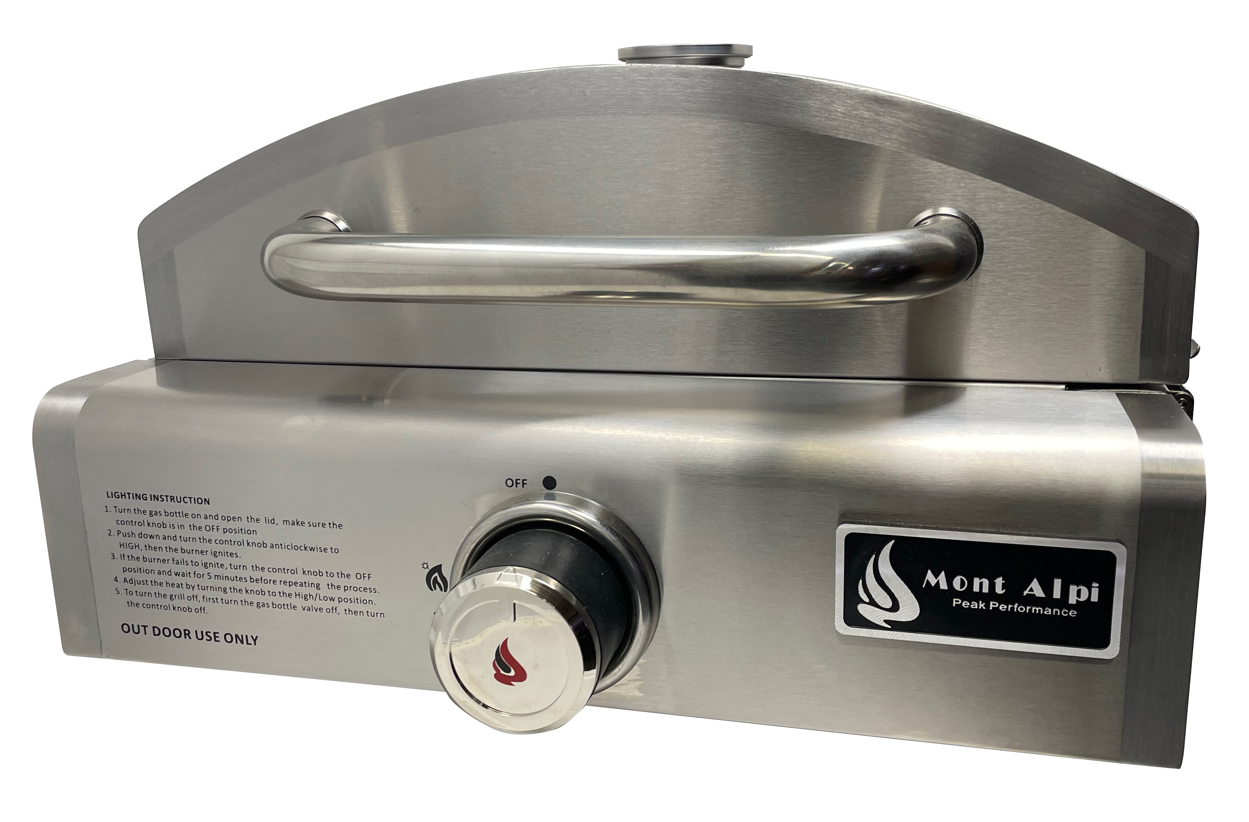 Mont Alpi 3 in 1 Portable Grill, griddle and pizza oven