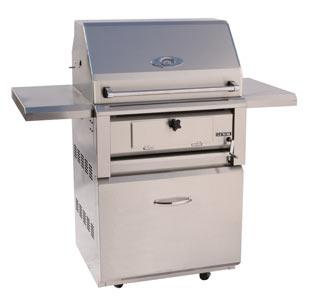 Luxor 30 Inch Freestanding Charcoal Grill 