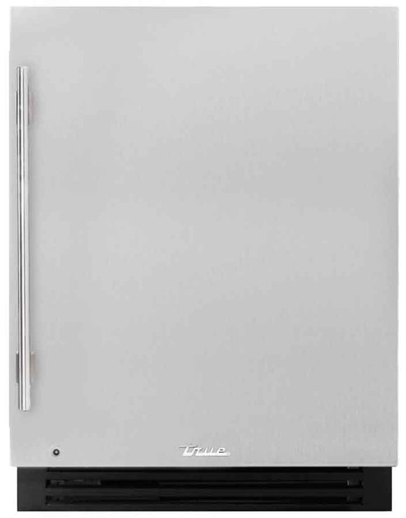 True Residential ADA Height 24" Stainless Solid Right-Hinge Undercounter Refrigerator