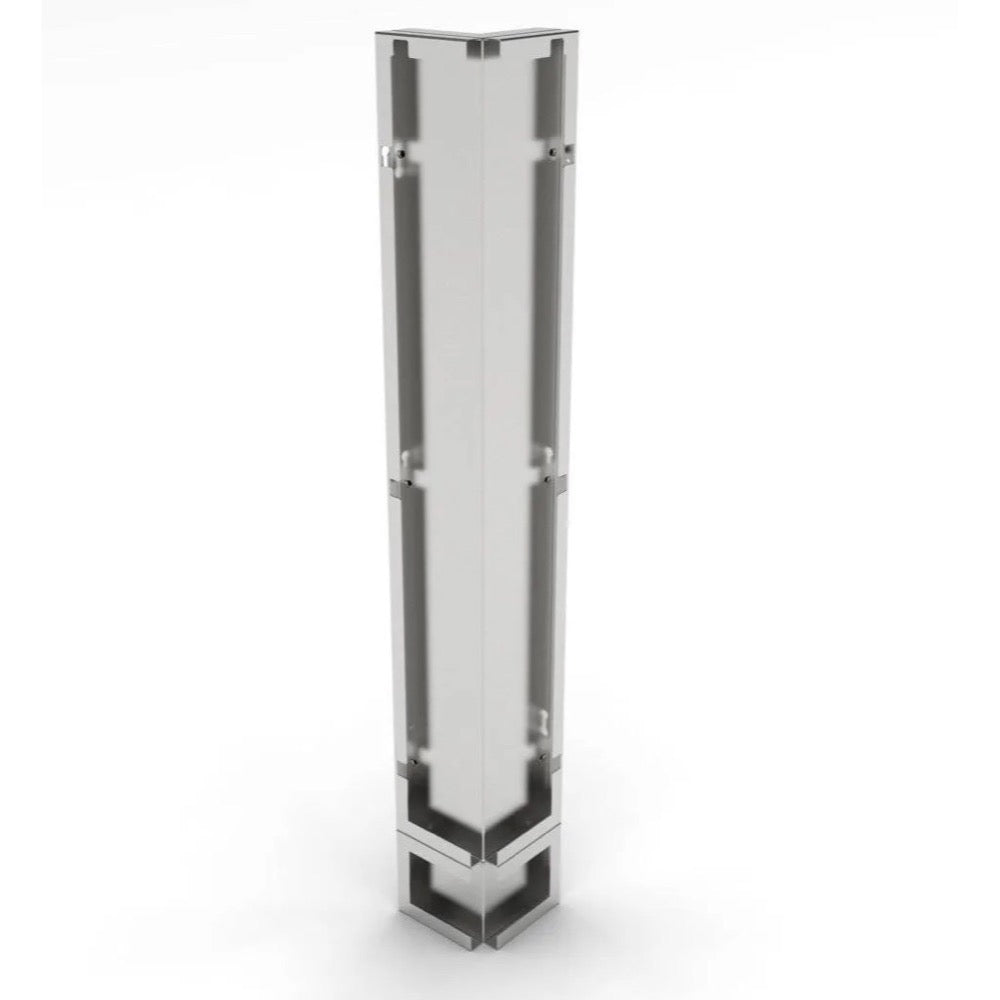 Sunstone 3-Inch 304 Stainless Steel Spacer Panel – 90-Degree BBQ Island Fit