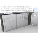 Sunstone Outdoor Kitchen 3-Inch Stainless Steel Corner Guard