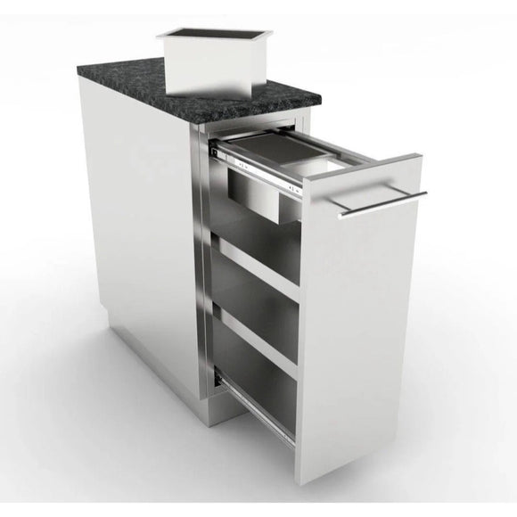 Sunstone 12 Stainless Steel Spice Rack Drawer Cabinet