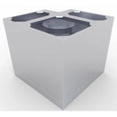 Sunstone 24  Inch Stainless Steel Corner Base Cabinet with Swivel Shelves