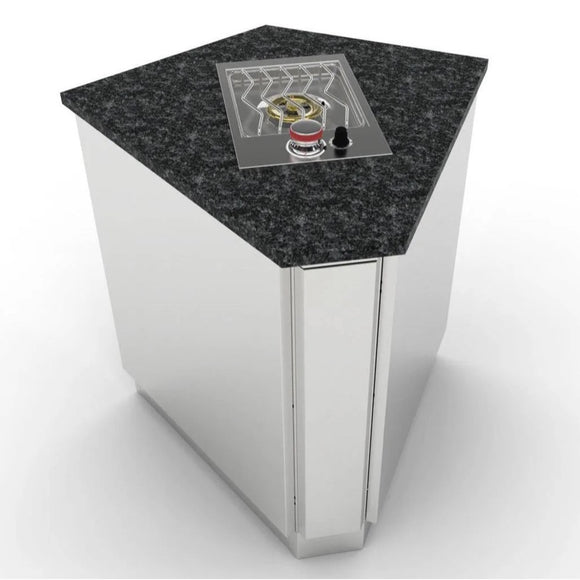 Sunstone Grills 19-Inch Stainless Steel 30° Base Cabinet