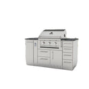 Sunstone 12" Stainless Steel Four-Drawer BBQ Island Base Cabinet