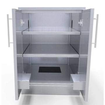 Sunstone Outdoor Kitchen 24 Inch Cabinet – Stainless Double Door