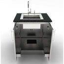 Sunstone Outdoor Kitchen 30 Inch Cabinet – Stainless Double Door