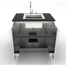 Sunstone Outdoor Kitchen 36 Inch Cabinet – Stainless Double Door