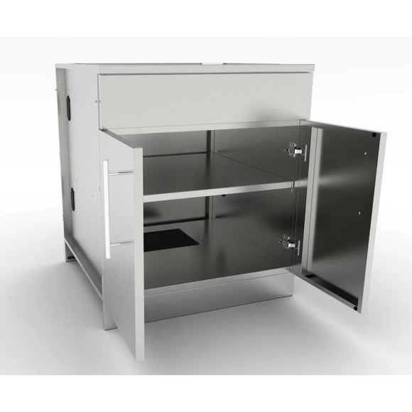 Sunstone Grills 30 -Inch Stainless Steel Door & Drawer Combo Cabinet