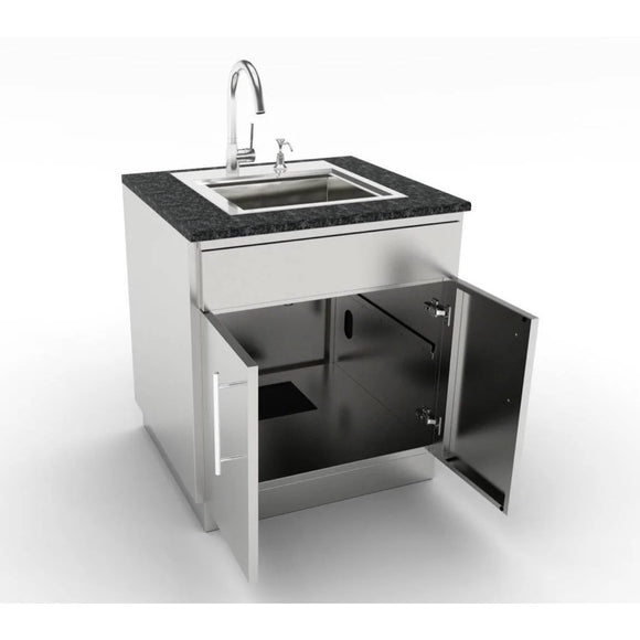 Sunstone Grills 30 -Inch Stainless Steel Door & Drawer Combo Cabinet