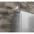 Sunstone 12 Inch Stainless Steel Crown Molding – Upper Wall Cabinet Trim