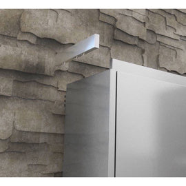 Sunstone 12 Inch Stainless Steel Crown Molding – Upper Wall Cabinet Trim