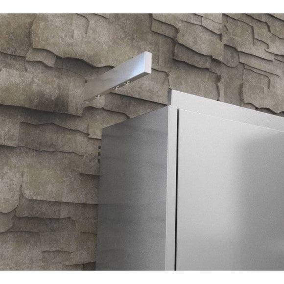 Sunstone 12 Inch Stainless Steel Crown Molding – Upper Wall Cabinet Trim