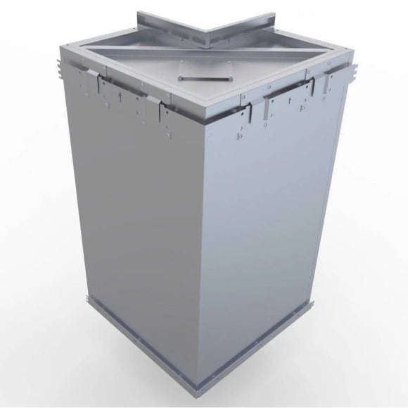 Sunstone Outdoor Kitchen 24-Inch Corner Wall Cabinet with Swivel Shelves