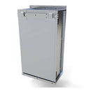 Sunstone 24 Inch Full-Height Upper Wall Cabinet – Stainless Steel Double Door