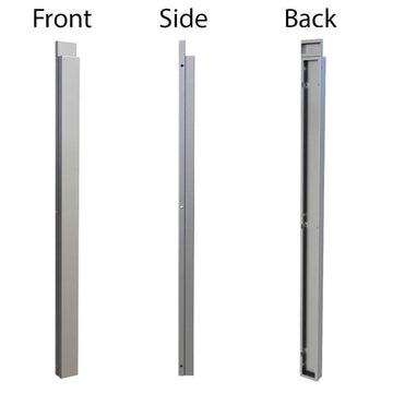 Sunstone 3-Inch Spacer Panel – Full-Height Stainless Steel Wall Cabinet