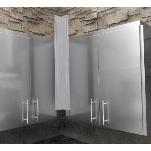 Sunstone Grills 3-Inch Stainless Steel 90-Degree Corner Spacer Panel