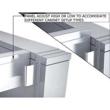 Sunstone 44 Inch Outdoor Sink Cabinet – ADA Compliant Stainless Steel