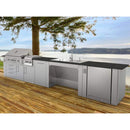 Sunstone 44 Inch Outdoor Sink Cabinet – ADA Compliant Stainless Steel