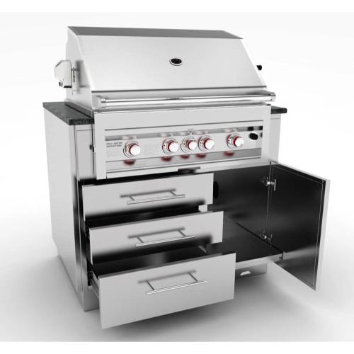 Sunstone 40" Outdoor Grill Cabinet – Universal Base for 36" Grill
