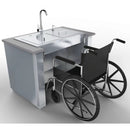 Sunstone 44 Inch Outdoor Sink Cabinet – ADA Compliant Stainless Steel