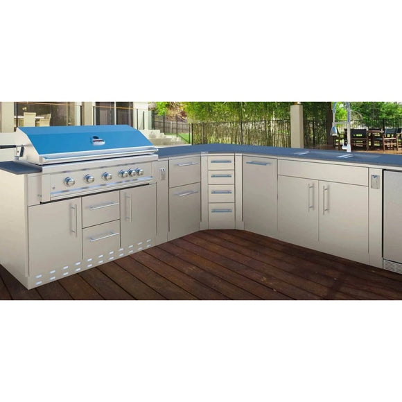 Sunstone Grills 13-Inch Stainless Steel 45° Base Cabinet