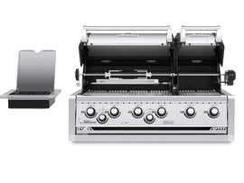 Broil King Imperial S690 6-Burner Built-In Gas Grill With Rotisserie & Side Burner