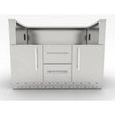 Sunstone Grills 46-Inch Built-In Charcoal Grill Base Cabinet