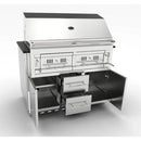 Sunstone Grills 46-Inch Built-In Charcoal Grill Base Cabinet
