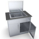 Sunstone Grills 36 -Inch Stainless Steel Door & Drawer Combo Cabinet