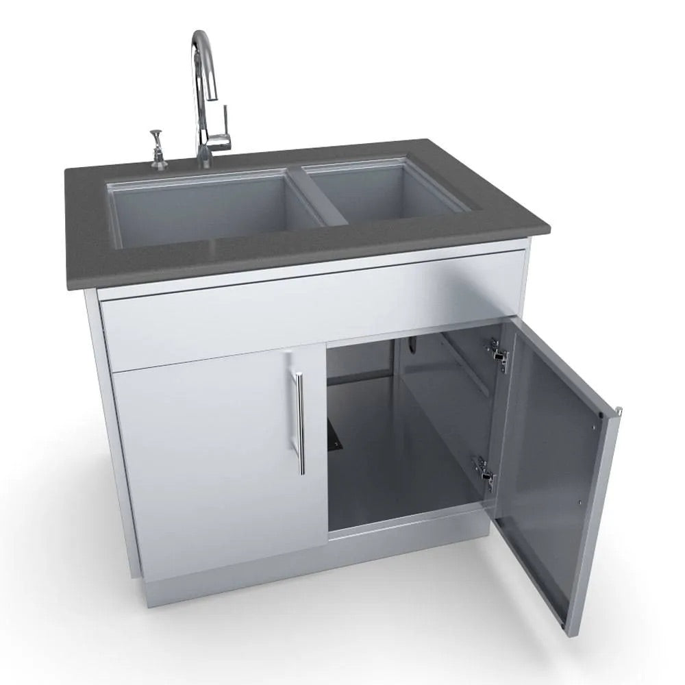 Sunstone Grills 36 -Inch Stainless Steel Door & Drawer Combo Cabinet