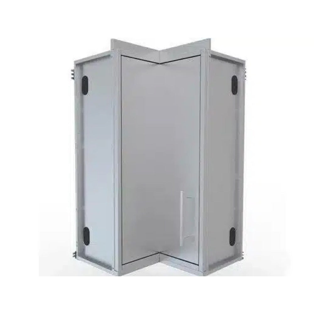 Sunstone Outdoor Kitchen 24-Inch Corner Wall Cabinet with Swivel Shelves