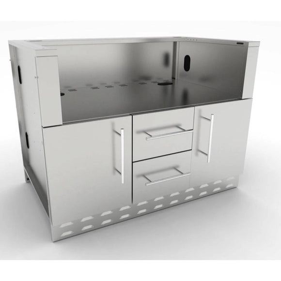 Sunstone Grills 46-Inch Built-In Charcoal Grill Base Cabinet