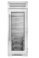True 30 Inch Indoor Refrigerator with Glass Door