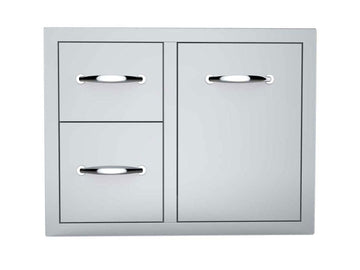 Sunstone 30-Inch Tank Tray Double Drawer Combo – Flush Style