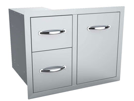 Sunstone 30-Inch Tank Tray Double Drawer Combo – Flush Style