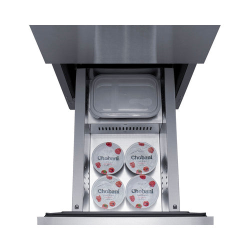 Summit 15 Inch Outdoor Refrigerator ADA with Drawers